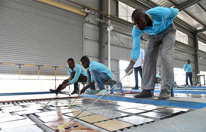 Chinese Firm Offers New Lease Of Life To Kenyan Youth Chinafrica Twyford Ceramics Which Happens To Be A Leading Manufacturer Of High End Tiles Has Offered New Lease Life Kenyan Youth Who Often Endure Agony
